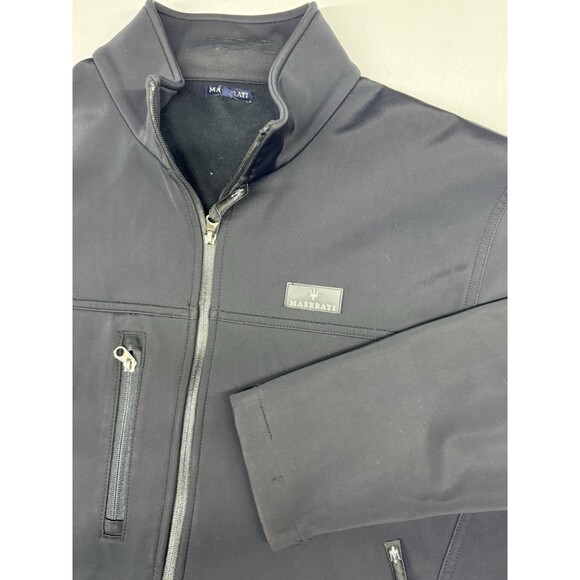 Maserati Full-Zip Lightweight Bomber Jacket Patch Logo Men’s Size Medium